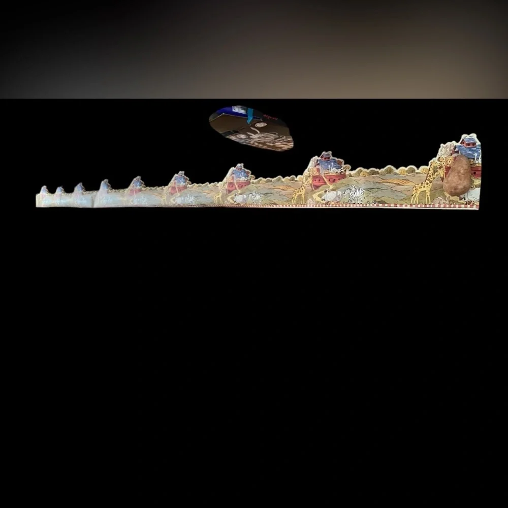 NOAH'S ARK wallpaper border wallpaper aproximativ 17’ft NEW Nursery